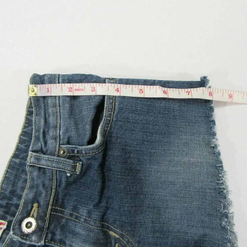 BDG Cut Off Raw Hem Booty Jean Shorts Size 25